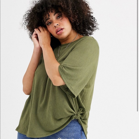 ASOS Tops - Relaxed T-shirt With Knot Side